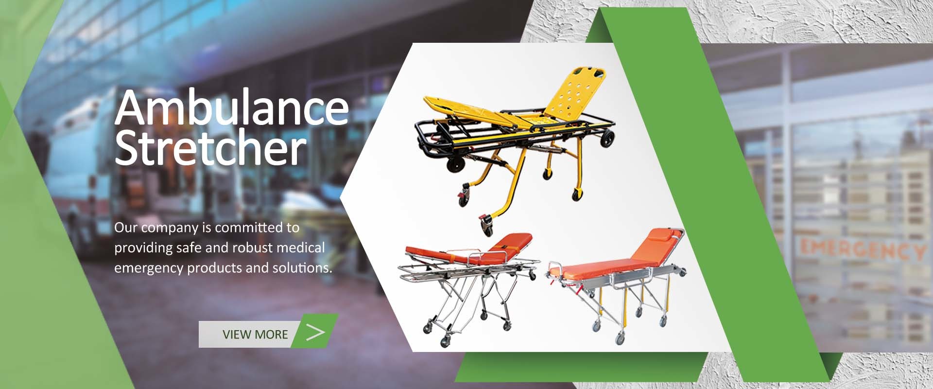 quality Folding Ambulance Stretcher factory