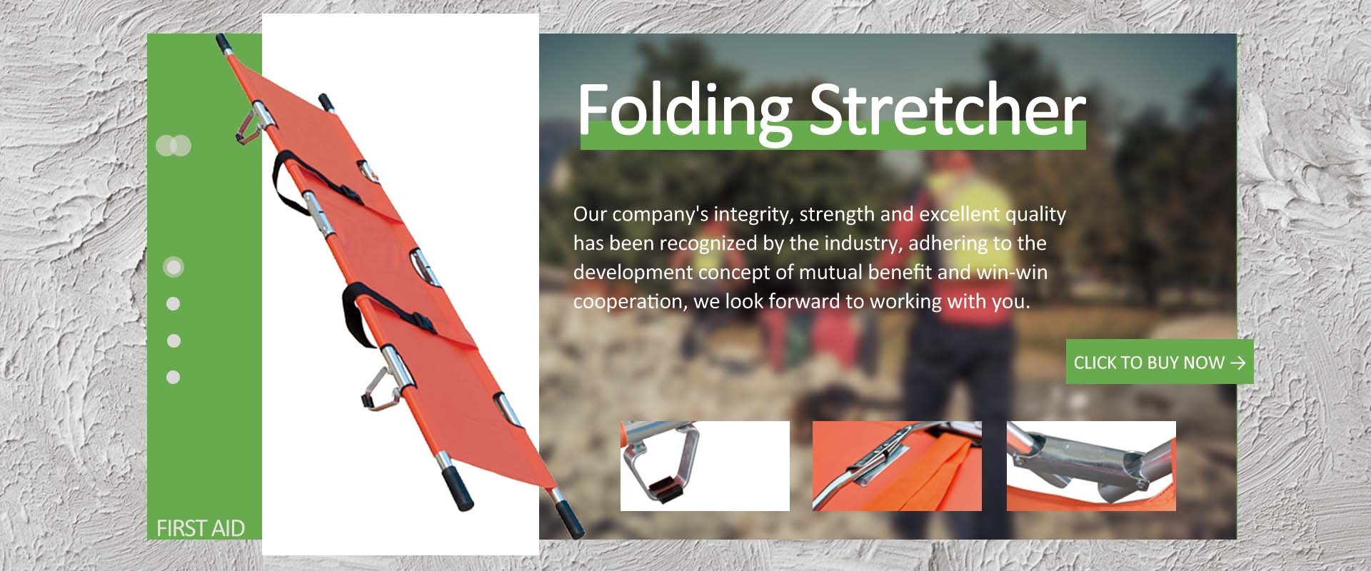 quality Folding Ambulance Stretcher factory