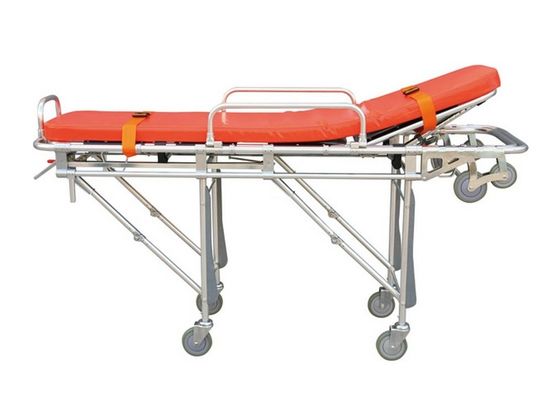 Good price Backrest Class I Ambulance Stretcher Aluminum Alloy Folding Stretchers online