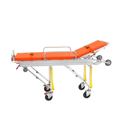 Good price Manual Shovel Type Ambulance Folding Emergency Backboard Scoop Stretcher online