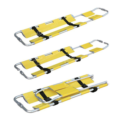 Good price First Aid  Ambulance Aluminium Folding Plastic Scoop Stretcher online