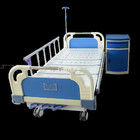 Multi Function Manual Hospital Beds 3 Cranks Steel 215*105*46