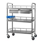 Stainless Steel Medical Device Cart Detachable Medical Cart Multifunctional