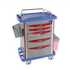 750*480*920mm Medical Emergency Trolley Abs