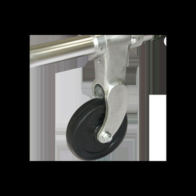 Emergency Evacuation Patient Folding Stretcher Trolley Small Wheels 185cm×48cm×21cm