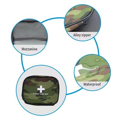 Camouflage Large Capacity First Aid Kit Wilderness Survival Kit Outdoor Rescue Paramedic Medical Kit