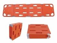 Four Folding Ambulance Emergency Rescue Spine Board Stretcher