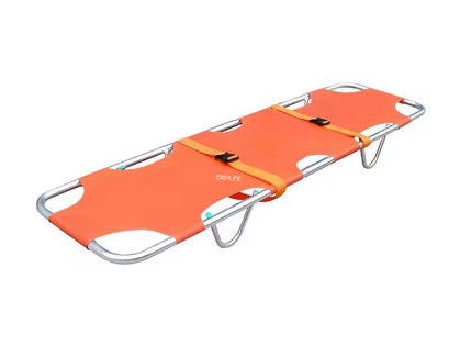 Aluminum Alloy Folding Stretcher Medical Supplies Emergency Non Folding Stretcher 187cm 18 Cm