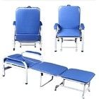 Retractable Foldable Adjustable Hospital Clinic Escort Chair With Steel Spray Plastic Structure