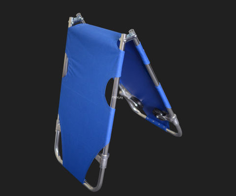 Two Fold Aluminum Alloy Light Medical Stretchers Corrosion Resistant Multi Color Easy Operate