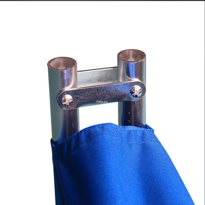 Two Fold Aluminum Alloy Light Medical Stretchers Corrosion Resistant Multi Color Easy Operate