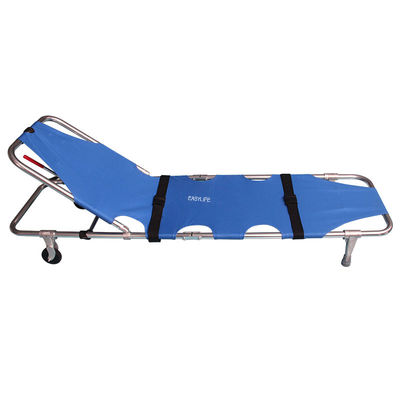 Backrest Adjustable stretcher collapsible Supporting Feet And Wheels