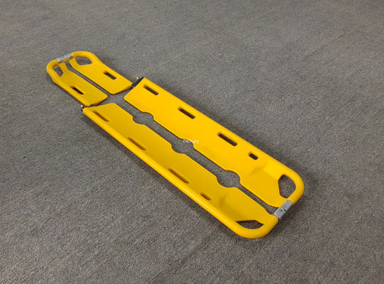 Foldable First Aid Plastic Scoop Stretcher X Ray Detachable Three Gears