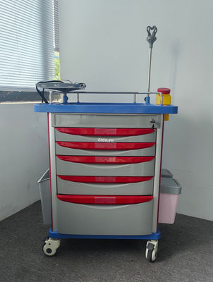 ABS Emergency Medical Equipment Trolley Hospital Medicine Cart Nursing Trolley Hospital Equipment