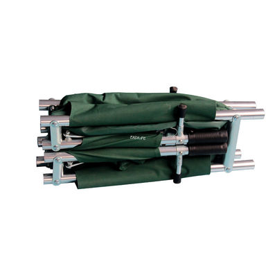 Four Folding Medical Stretcher  High-Strength Aluminum Alloy Oxford Leather