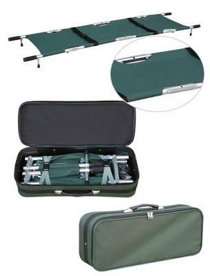 Good price Four Folding Medical Stretcher  High-Strength Aluminum Alloy Oxford Leather online
