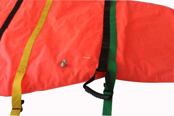 Orange Medical Emergency Rescue Equipment Foldable Air Vacuum Mattress Stretcher