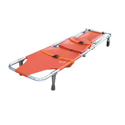Portable And Durable Two-Wheel Foldable Chair-Type Rescue Stretchers