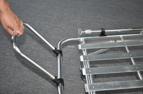 Aluminum Alloy Foldable Wide Edge Low Position Ambulance Stretcher  Rescue Trolley