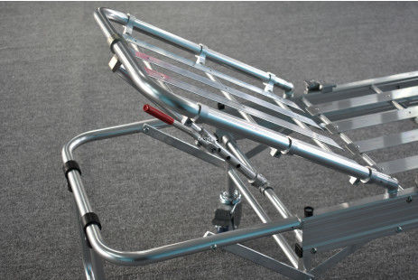 Aluminum Alloy Foldable Wide Edge Low Position Ambulance Stretcher  Rescue Trolley