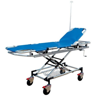 Good price The Blue Medical Trolley Emergency Stretcher And Transfer Vehicle  PVC Anti-Soiling Surface online