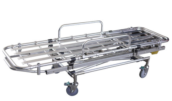 The Blue Medical Trolley Emergency Stretcher And Transfer Vehicle  PVC Anti-Soiling Surface