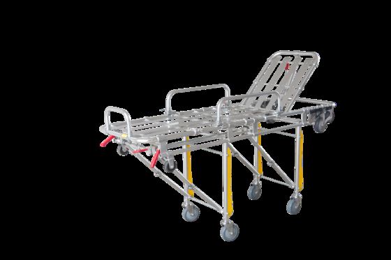 Double-Tube Automatic Loading Stretcher Folding Ambulance Stretcher 75 Degree Transfer Patient