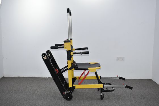 Aluminum Alloy Manual Crawler Type Stair Stretcher Foldable Lightweight For Hospital Patient Transfer