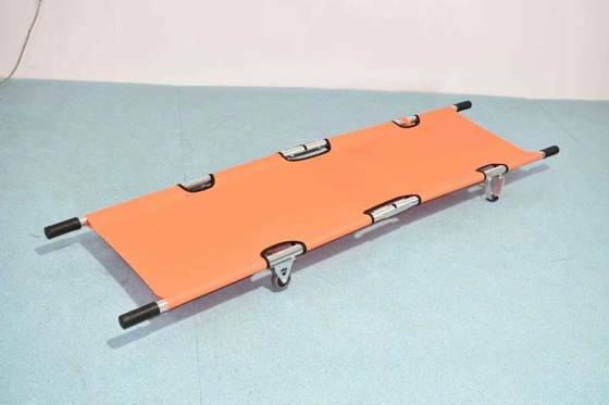 Good price 104 X 17 X 9 Cm Folding Medical Stretcher Hospital Transport Aluminum Alloy online