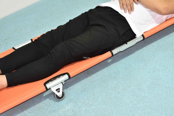 W550MM Wheeled Folding Medical Stretcher