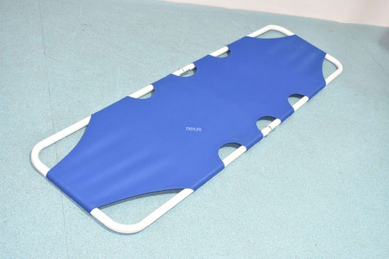 Hospital Patient Medical Litter Stretcher Bed PVC 92X50X10 CM Folded