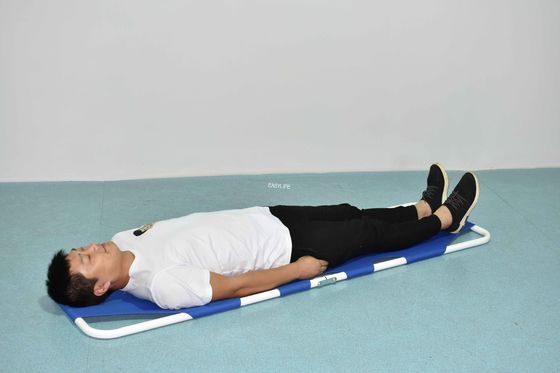 185CM 360 Deg EMS Scoop Stretcher Straps Spray Steel For Patient Transfer