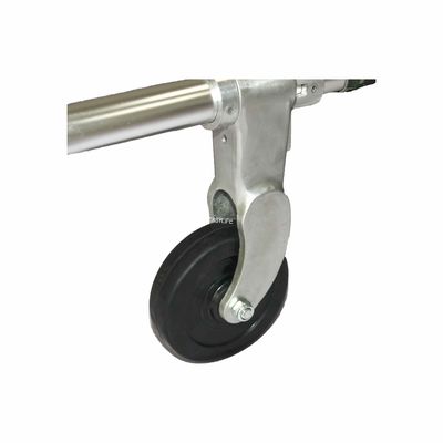 Two Wheels Two Supporting Legs Four Folde Stretcher Trolley 1200D Camouflage Oxford Leather