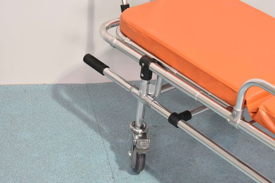 75 Deg Aluminum Folding Stretcher Patient Transport For Rescue Ambulance