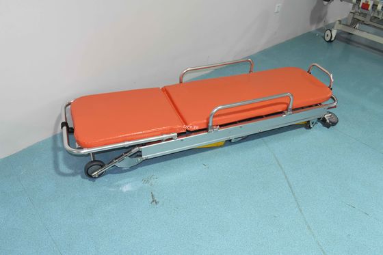 High Quality Medical Devices Emergency Aluminum Alloy Ambulance Stretcher for Transfer Patient 190 X 62 X 23cm