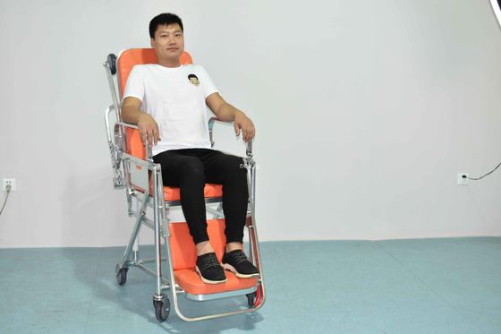 196×55×86cm Folding Ambulance Stretcher Adjustable