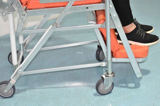 196×55×86cm Folding Ambulance Stretcher Adjustable