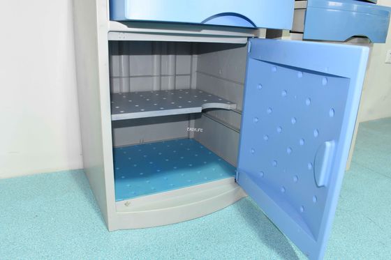 45CM 17.7in Hospital Medical Furniture Abs Bedside Cabinet With Drawer To Storage For Ward