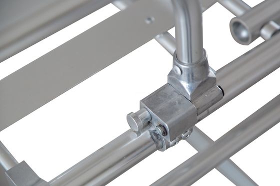 Emergency Medical Loading Folding Ambulance Stretcher With Aluminum Alloy Railing