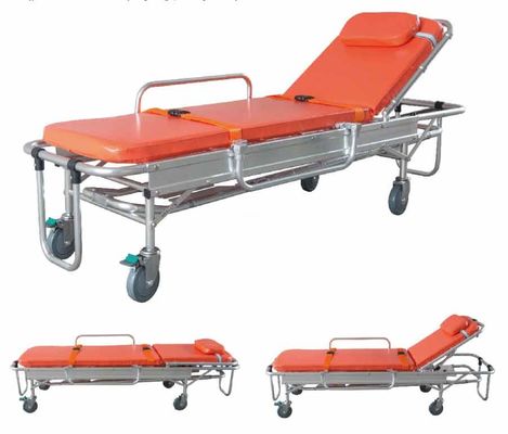 H500mm Durable Aluminum Alloy Ambulance Bed Stretcher Patient Trolley ODM