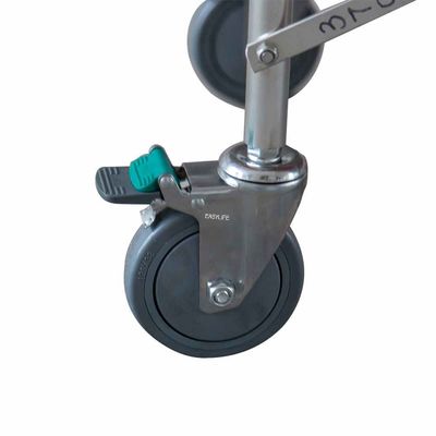 H500mm Durable Aluminum Alloy Ambulance Bed Stretcher Patient Trolley ODM