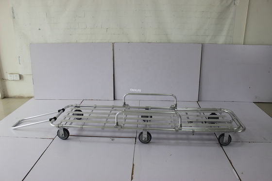 190 X 55 X 92CM Folding Ambulance Stretcher Trolley 40kg Height Adjustable Automatic Boarding
