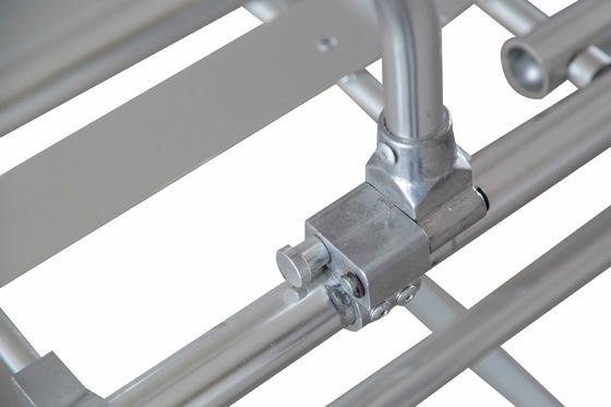 40kg Ambulance Collapsible Stretcher Height Adjustable Back Automatic Loading