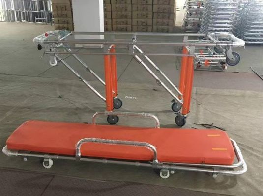 Adjustable Separated Surface Folding Ambulance Stretcher First Aid Device