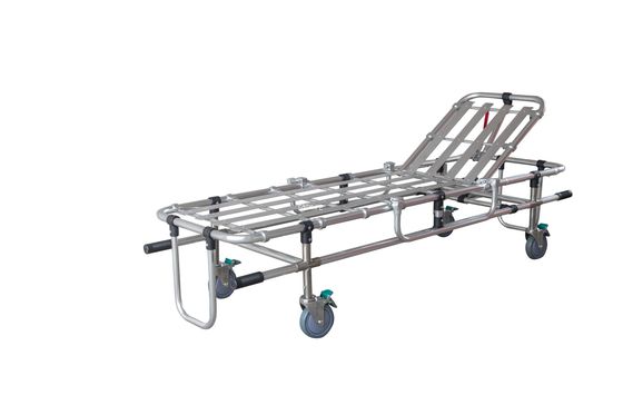 190 X 55 X 50cm Folding Ambulance Stretcher 80 Deg For Patient Transfer First Aid