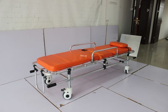 190 X 55 X 50cm Folding Ambulance Stretcher 80 Deg For Patient Transfer First Aid