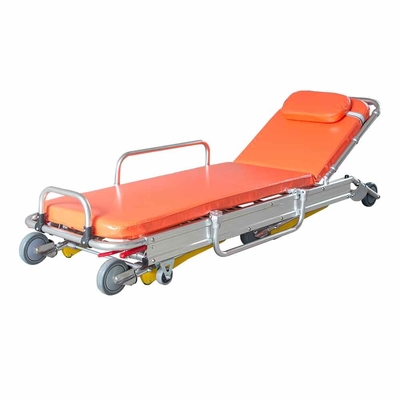Good price Manufacturer  Automatic Collapsible Ambulance Stretcher Trolley Patient Transfer Bed online