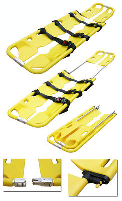 7kg ,162cm Aluminum Folding Stretcher Multifunctional Medical Lightweight Portable Folding Scoop Stretcher
