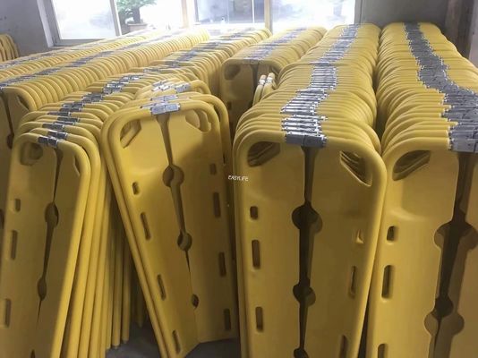 210CM 6CM Folding Scoop Stretcher Lightweight Foldable Stretcher ABS Handrails