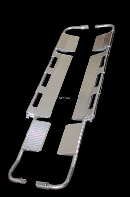 60mm Hospital Folding Scoop Stretcher Trolley Manual Power 180 Deg Adjustable